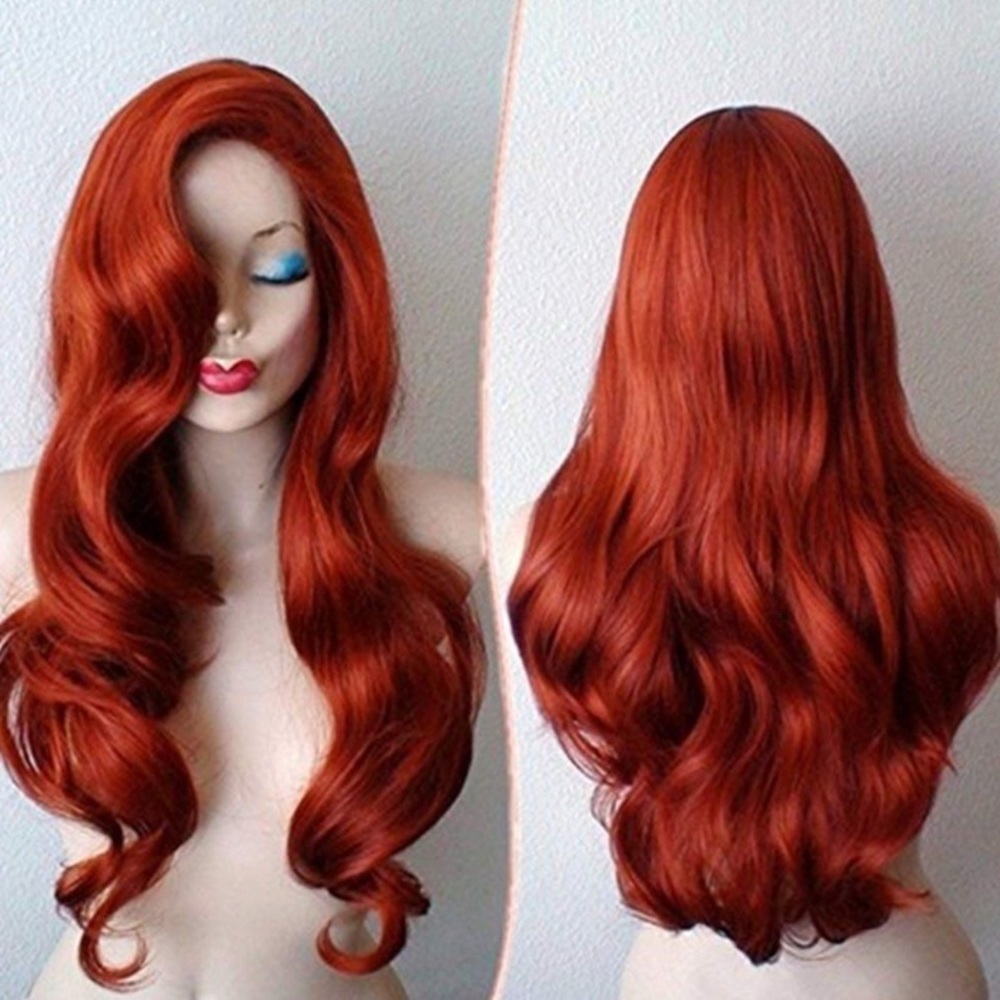 - 🧟‍♀️ Jessica Rabbit Red Halloween dressup Wig NWT